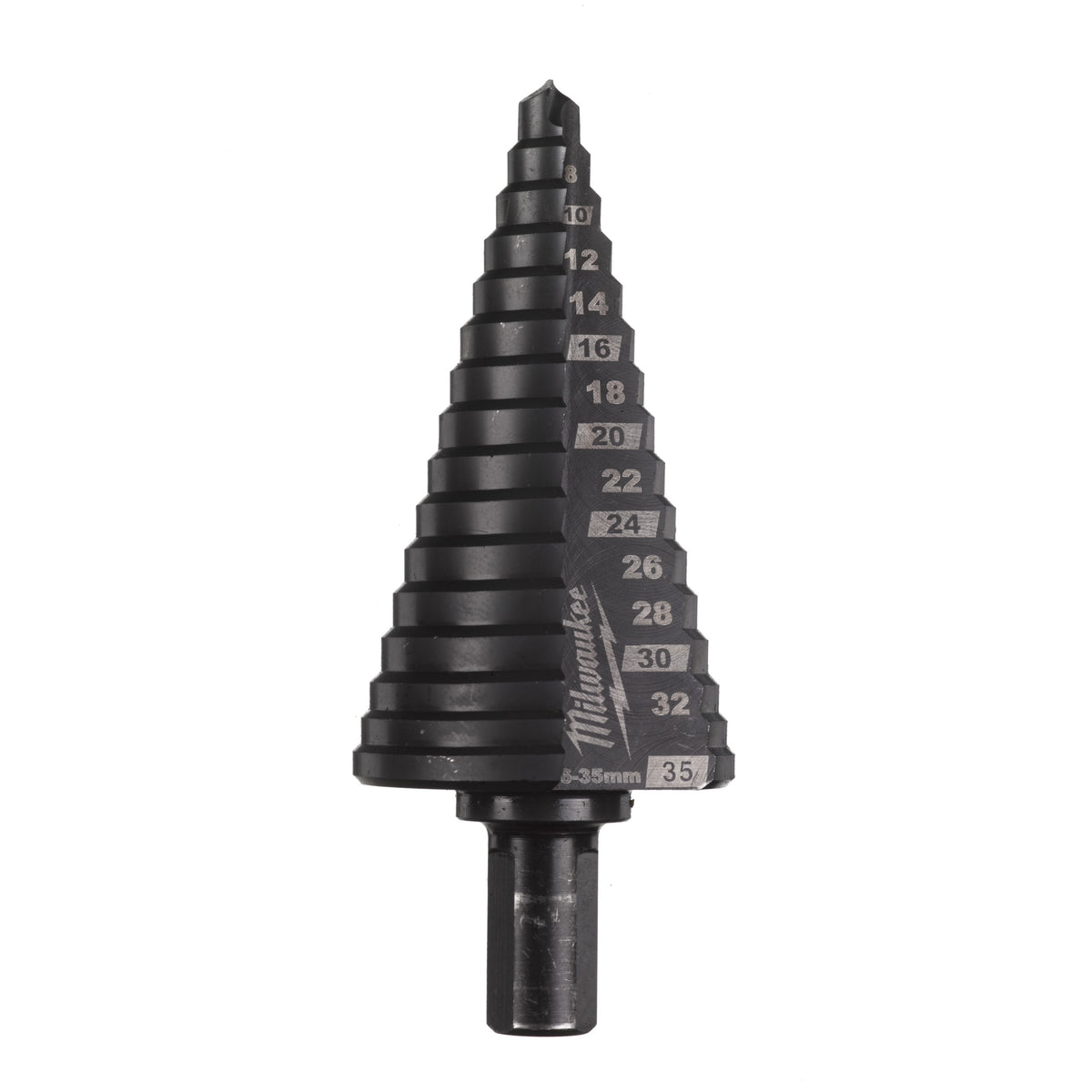 Milwaukee Kobalt 6 bis 35 mm – 1 Stück Stufenbohrer Kobalt 6–35 mm Stufen 2 mm – 48899395