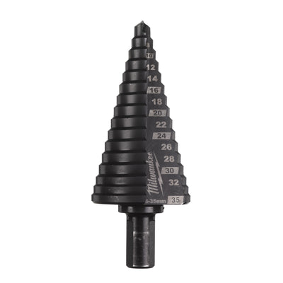 Milwaukee Kobalt 6 bis 35 mm – 1 Stück Stufenbohrer Kobalt 6–35 mm Stufen 2 mm – 48899395