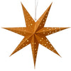 Lumineo Star LED Karton 40cm mit Timer bernsteinfarben