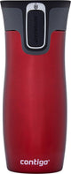 Contigo West Loop Autoseal Thermosbecher, Isolierbecher, 470 ml – Rot
