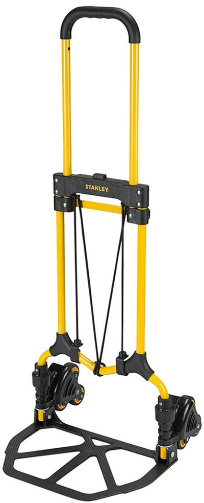 Stanley faltbarer Sackkarre sxwtd-ft584 – max. 60kg - leichtes Aluminium - inkl. elastisch - 45 x 39 x 104 cm - schwarz gelb
