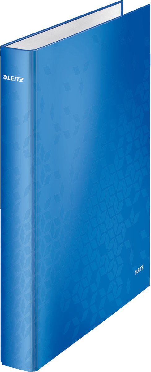 Leitz Wow Ringbinder A4 – 2 Ringe – Rückenbreite 40 mm mit 2 D-Ringen – Blau