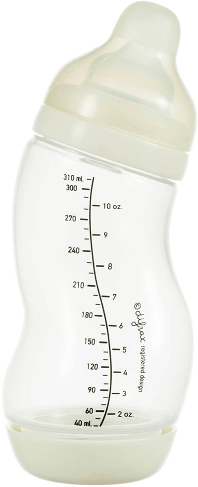 Difrax Babyflasche breit – 310 ml – Creme – 1 Stück – S-Flasche – Anti-Kolik
