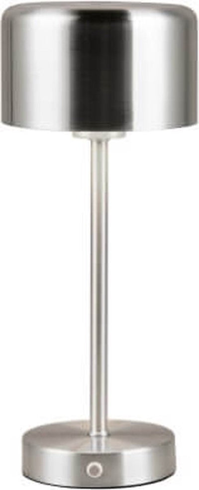 Rl lebe dein Licht Reality Jeff - Tischleuchte - Nickel matt - inkl. 1x SMD 1,5w - Touchfunktion - wiederaufladbar - dimmbar
