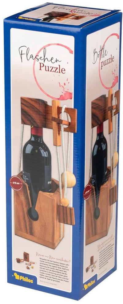 Philos Holzflaschenpuzzle Samena – Lernspiel für Kinder.