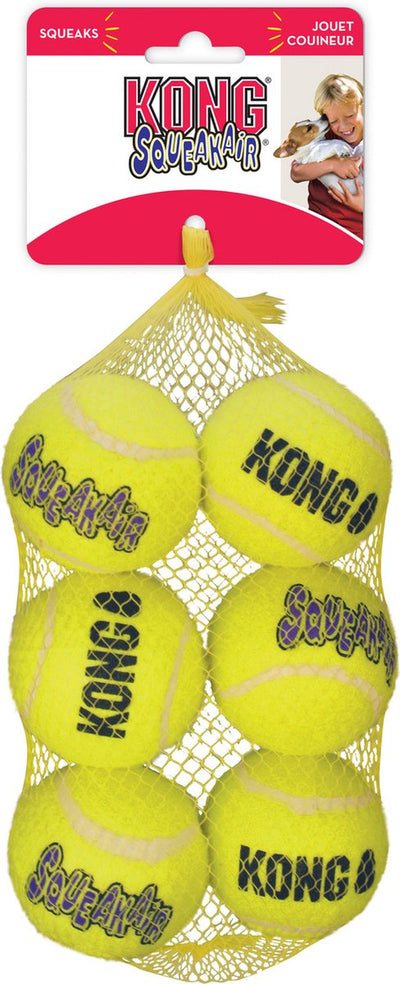 Kong Squeakair Tennisball gelb mit Quietsche