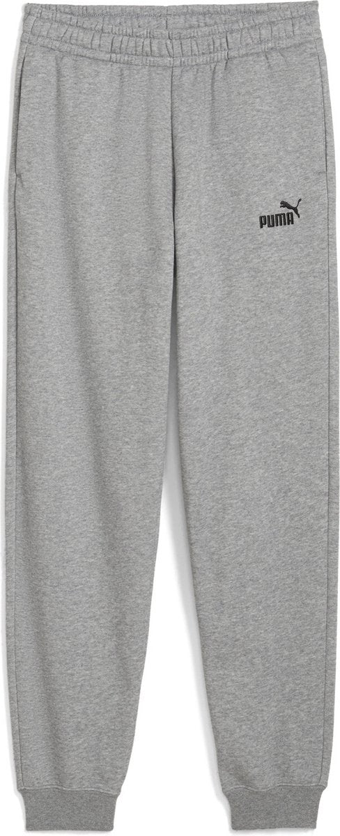 Puma ess Nr. 1 Logo-Jogginghose FL B Unisex-Hose – mittelgrau meliert