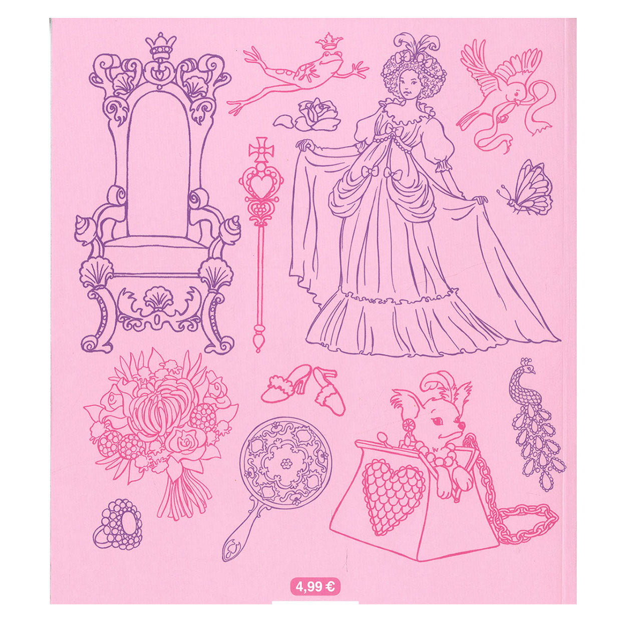 Das schöne Prinzessin Malbuchbuch