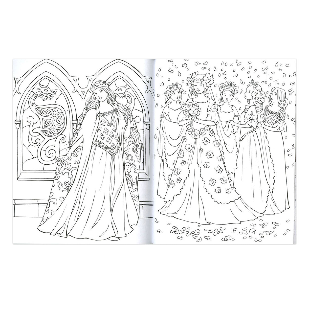 Das schöne Prinzessin Malbuchbuch