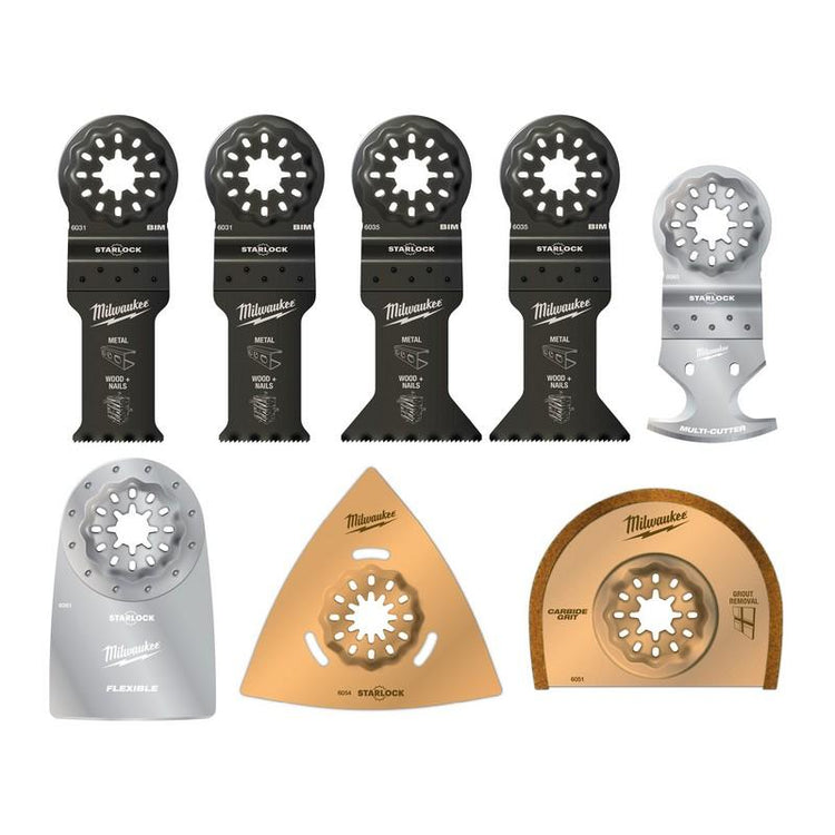Milwaukee Zubehör Starlock – Set für Renovierungsset – 8-teilig – 48906088