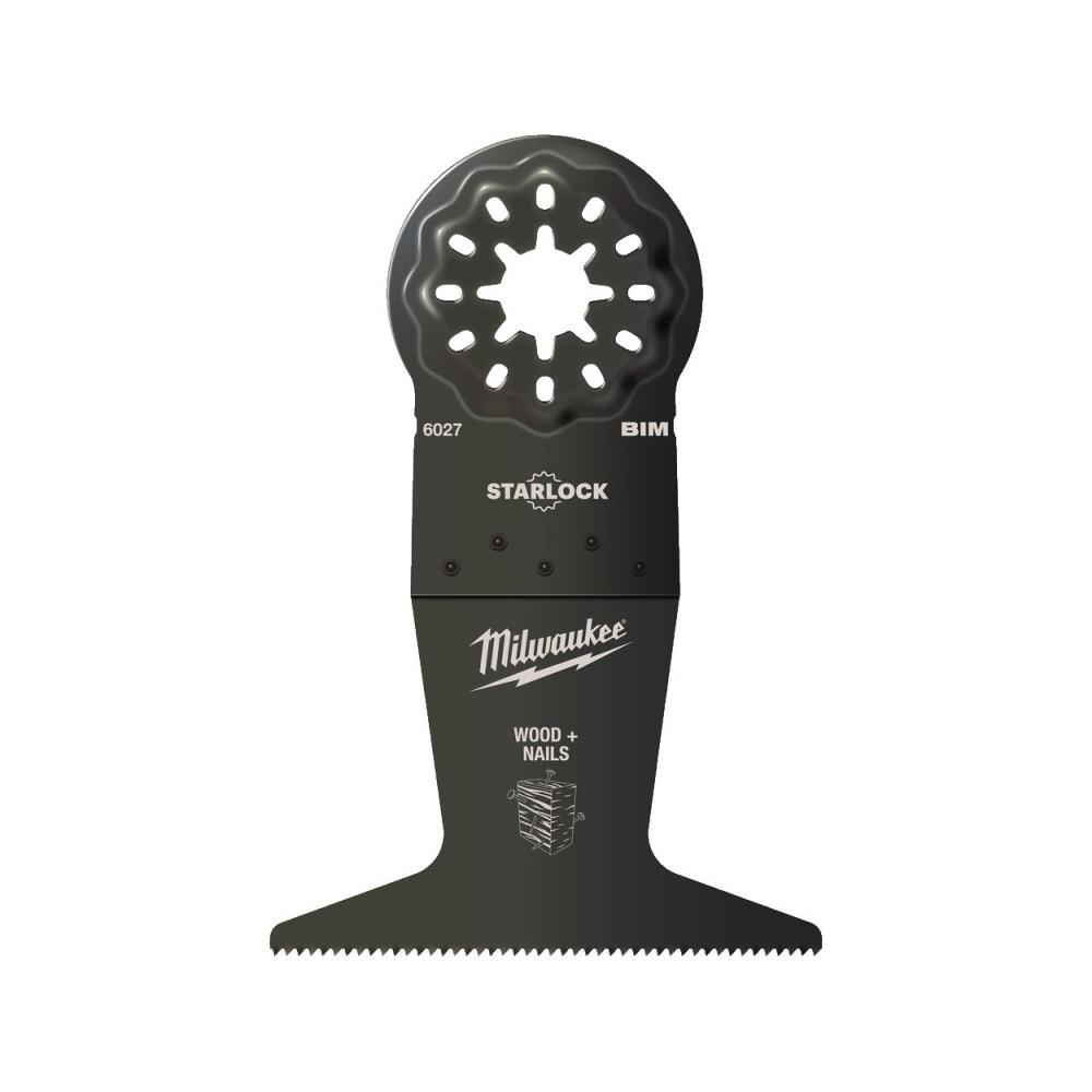 Milwaukee Zubehör Tauchsägeblatt Holz mit Nägeln 65 mm Bimetall Tauchsägeblatt | 50 Stück - 48906527