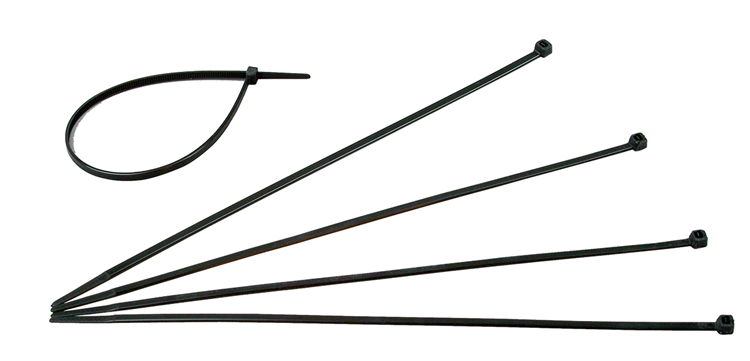 Kopp 1045965 - Kabelbinder 300x4,8mm schwarz 50st | 5 Stück