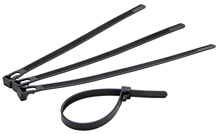 Kopp 1045960 - Kabelbinder 200x7,6mm schwarz wiederverschließbar 50Stk | 1 Stk