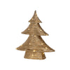 Lumineo Weihnachtsbaum Gold LED 10x34x40cm