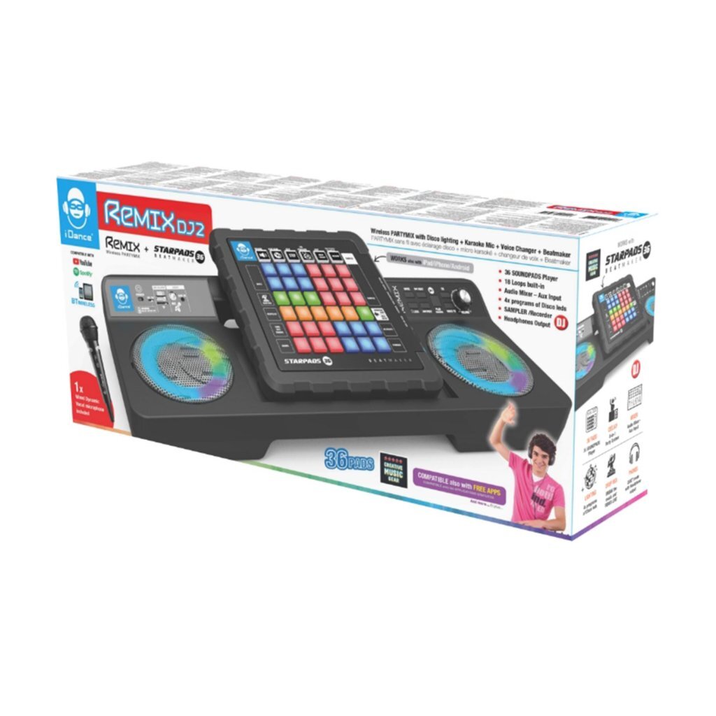 IDance DJ Mixer Set Remix DJ2 Light + Sound