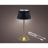 Lumineo LED-Tischleuchte wiederaufladbar, schwarz, H30,5 cm