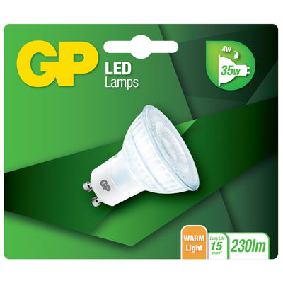 GP -Beleuchtung LED LED GU10 reflektiert. 4W GU10