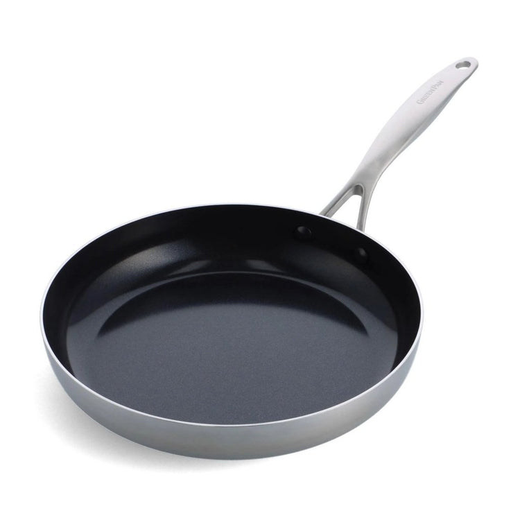 Greenpan Geneva Bratpfanne 28 cm Edelstahl schwarz