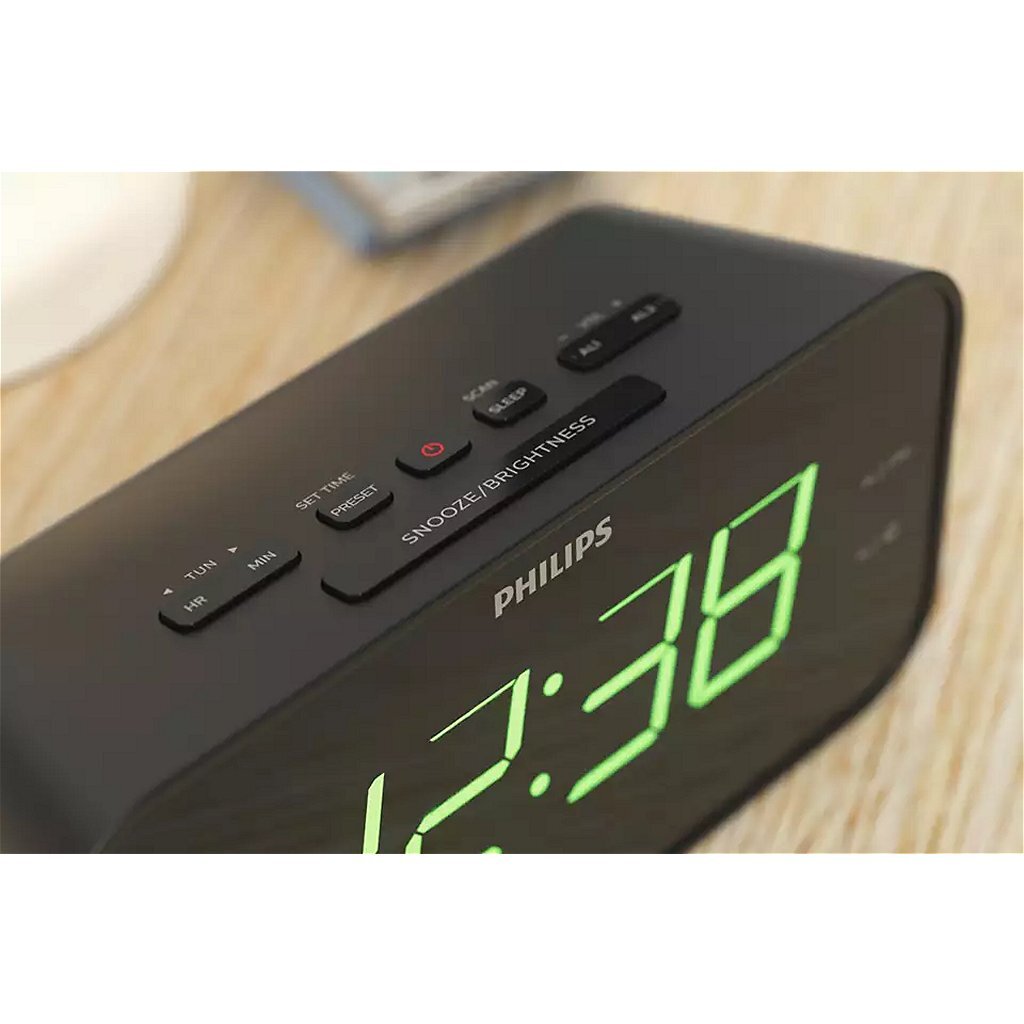 Philips Tar3306 12 Klokradio Black