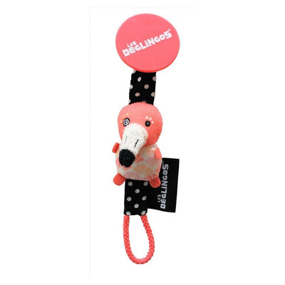 Schnullerkette, der Flamingo 20 cm