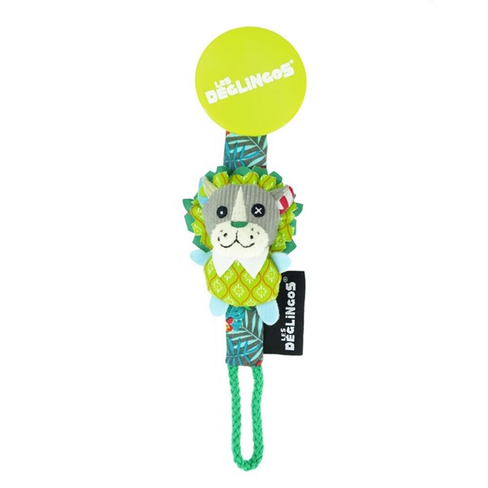 Schnullerclip, Julia der Löwe. 20 cm