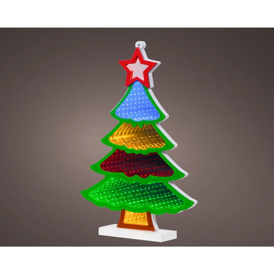 Lumineo Infinity Lichter Weihnachtsbaum LED 21,5x32cm