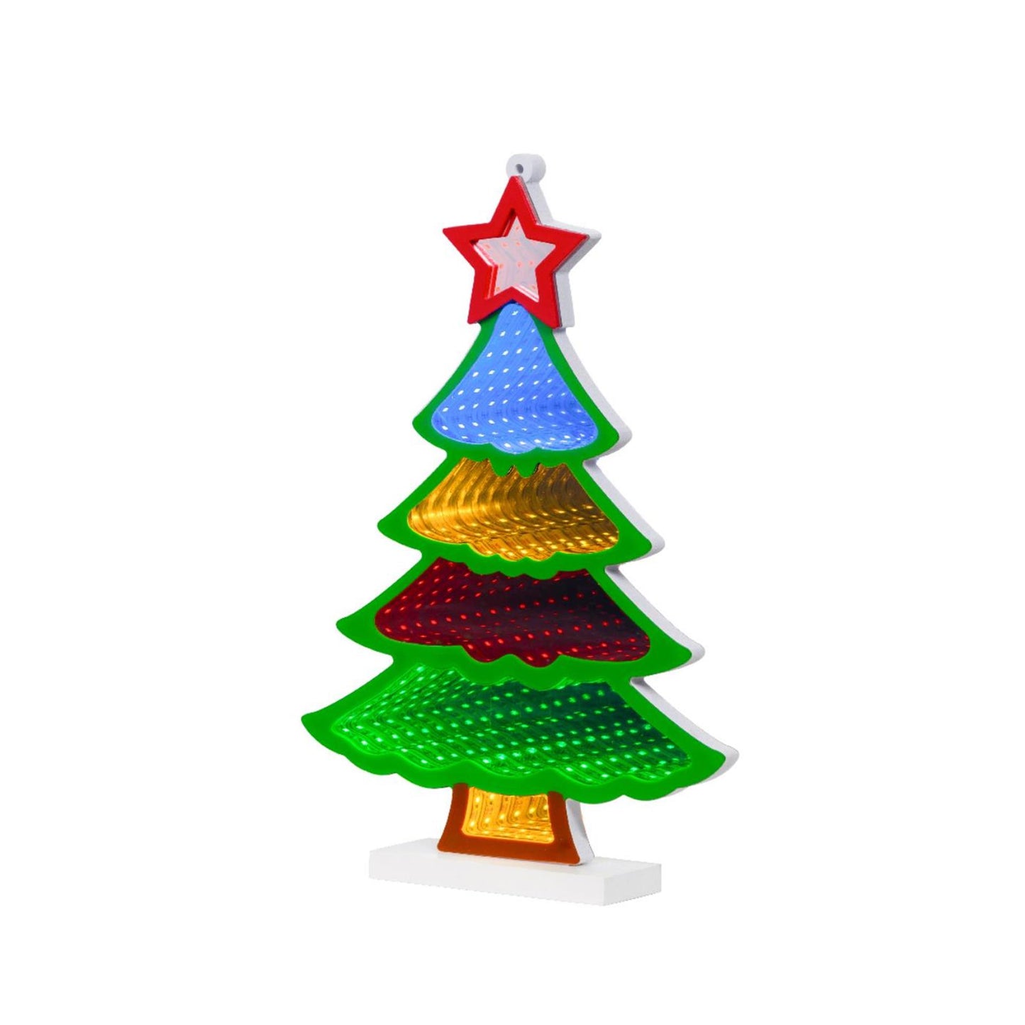 Lumineo Infinity Lichter Weihnachtsbaum LED 21,5x32cm