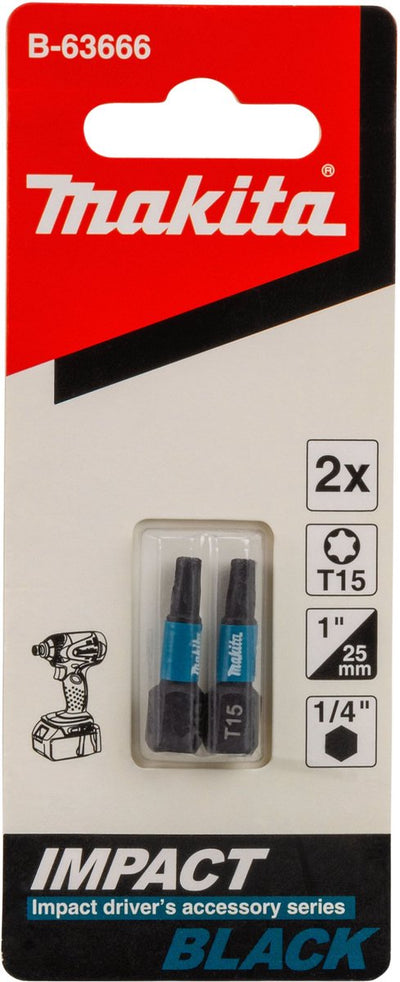 Makita Zubehör Schlagschrauber schwarz T15x25mm – B-63666 – B-63666