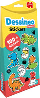 Jumbo-Designpaket mit Dessineo-Aufklebern – Dinosaurier, ab 4 Jahren
