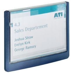 Türschild langlebiges Klickschild 14,9 x 10,55 cm blau