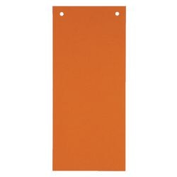 Trennstreifen Kängurukarton 180g m2 22,5 x 12cm orange 2 Löcher rechteckig
