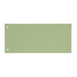 Trennstreifen Kängurukarton 180g m2 22,5 x 12cm grün 2-Loch rechteckig