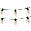 Lumineo LED-Partylicht mit Feuerflammeneffekt, L350 cm