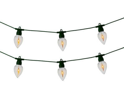 Lumineo LED-Partylicht mit Feuerflammeneffekt, L350 cm