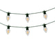 Lumineo LED-Partylicht mit Feuerflammeneffekt, L350 cm