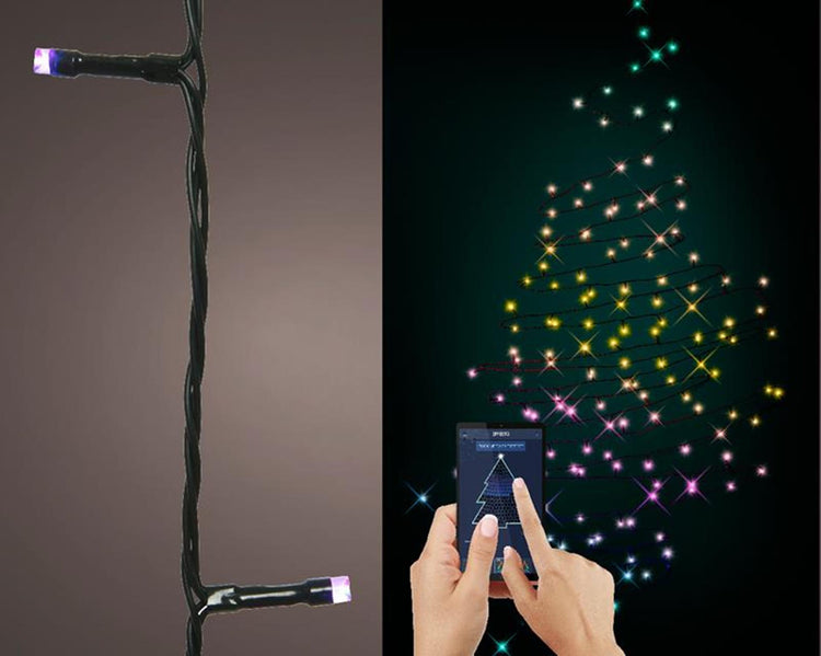 Lumineo Weihnachtsbeleuchtung App-Steuerung 50 LED