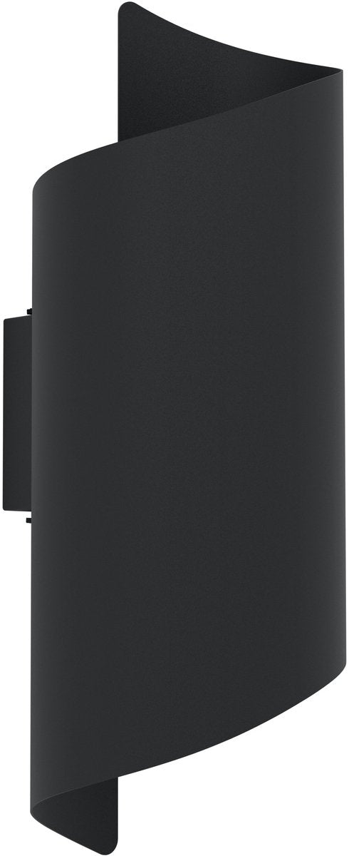 Eglo Montarello Außenwandleuchte - 27,5 cm - Schwarz - einstellbares weißes Licht (warmes, neutrales und Tageslicht)