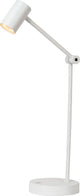 Lucide tipik – wiederaufladbare Schreibtischlampe – wiederaufladbarer Akku – LED 3 Stufen dimmbar – 1 x 3 W, 2700 K – weiß