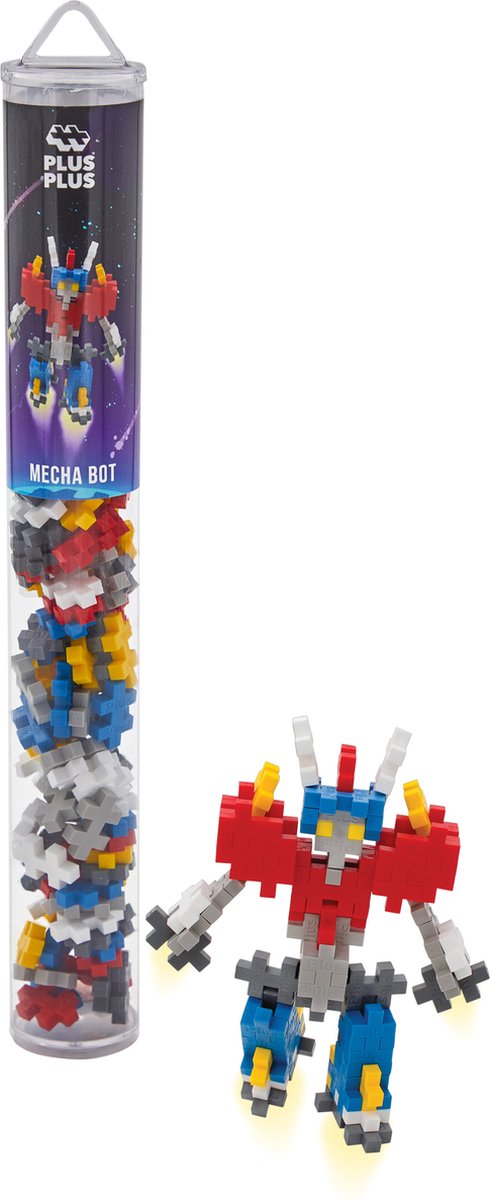 Plus Plus Tube Mecha Bot Plus-Plus: 100 Stück (4270)