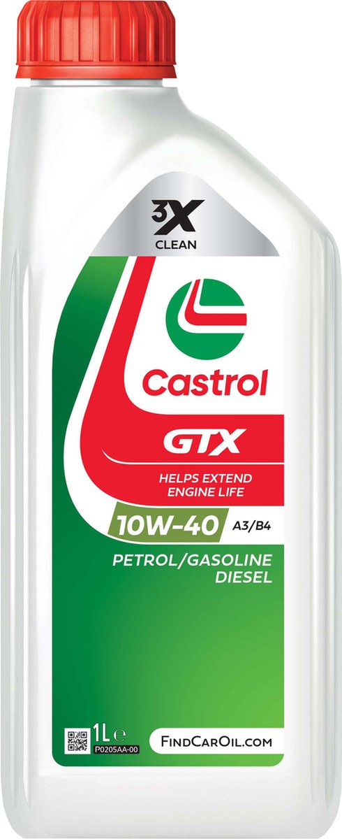 Castrol GTX 10w40 A3 B4 Öl 1 Liter