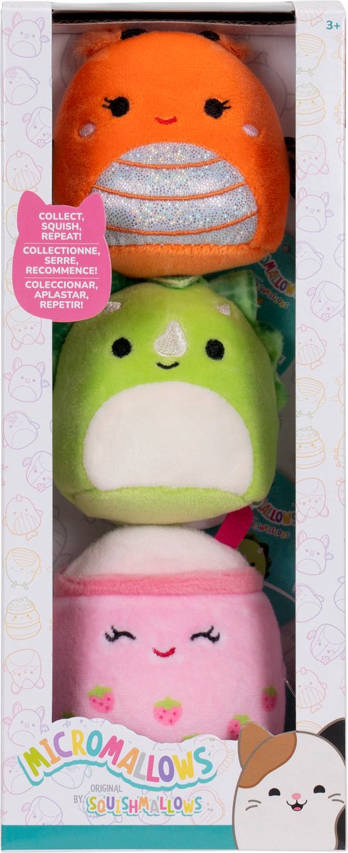 Micromallows Plüsch 6,5 cm, 3er-Pack, Geld, Tristan Victoria