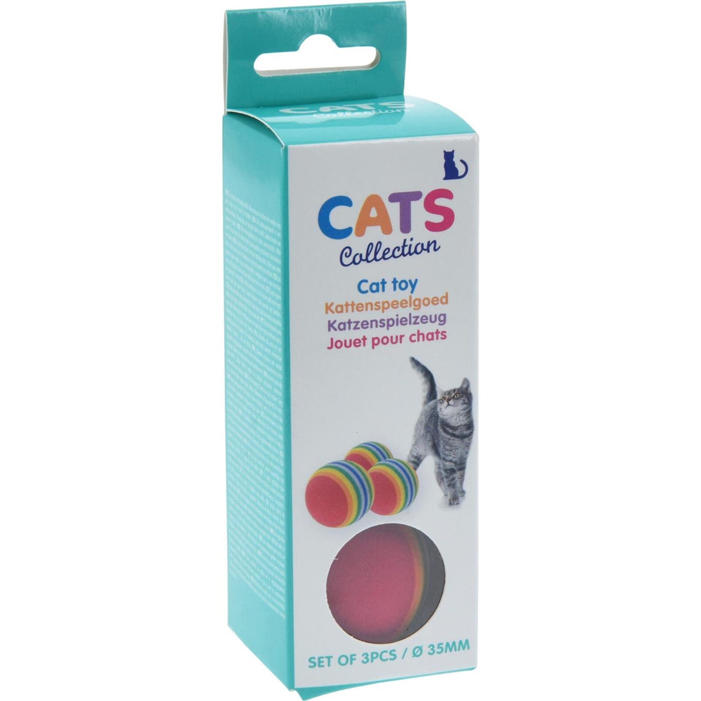 Cats Collection Katzenspielzeug-Set bestehend aus 3 Teilen