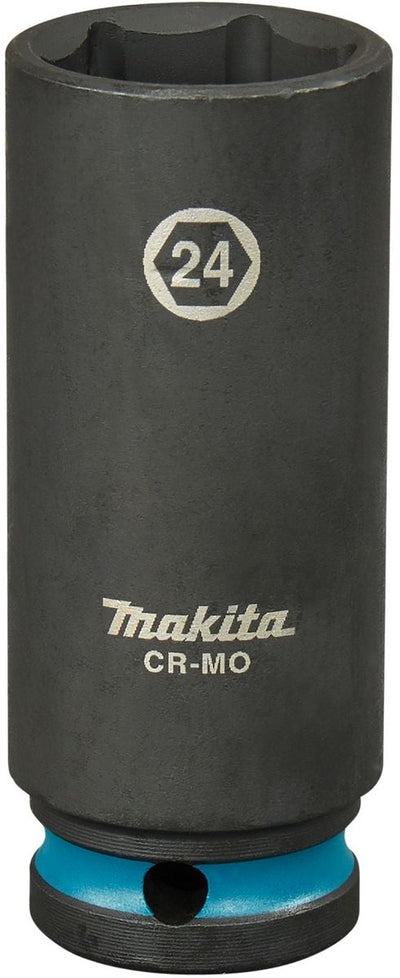Imp-Makita-Schlagschrauber-Stecknuss Act schwarz, 1 2 24 mm lang – E-16520