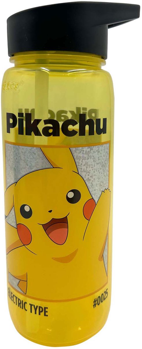 Pokémon -Trinkflasche mit Stroh