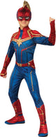 Rubies Rubies Kostüm Captain Marvel Junior Polyester Rot Blau Größe S