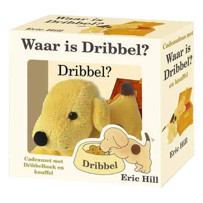 Zentrales Buchhaus-Geschenkset mit Sabber- und Kuscheltier