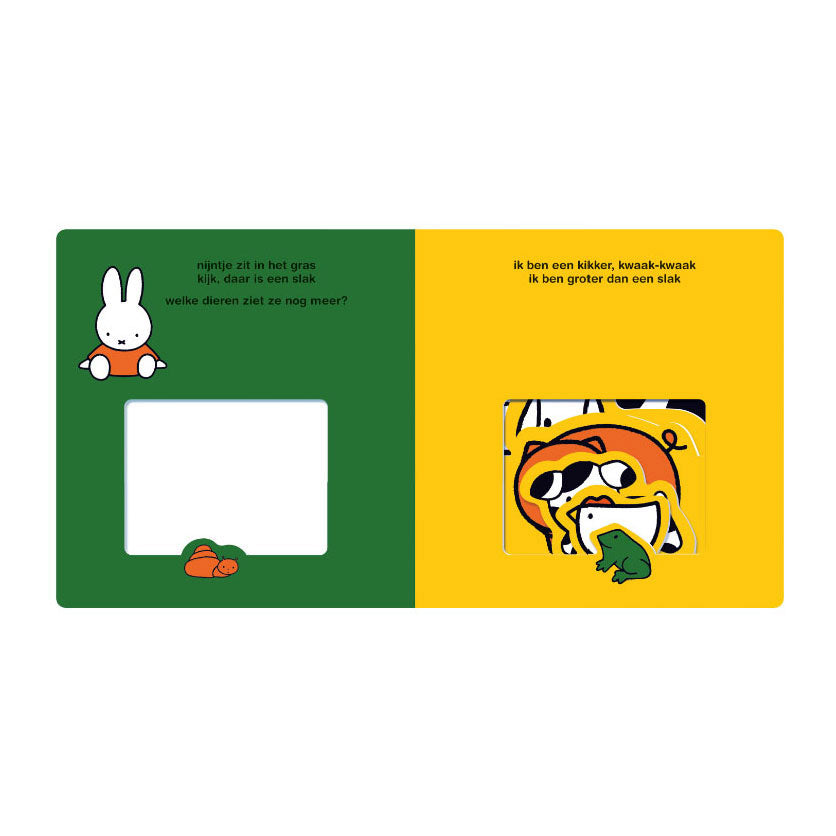 Zentrales Bücherhaus Miffy durchsichtiges Buch, kleine und große Tiere