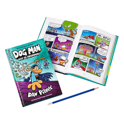 Basic Book Dog Man Teil 8 Hundemann sieht sie schwimmen