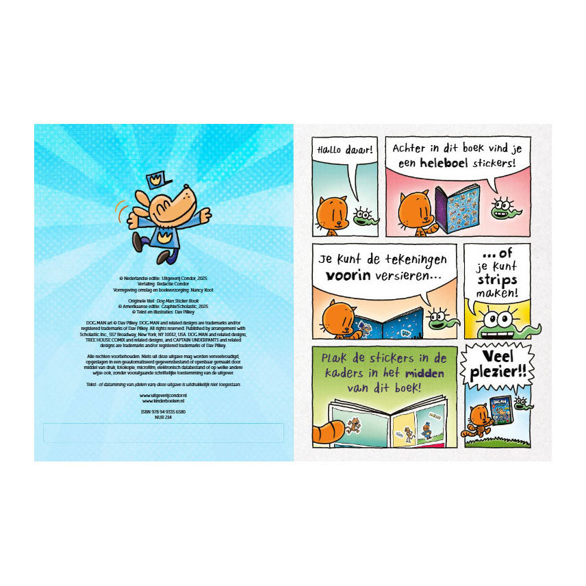 Buchhund Man Stickerboek