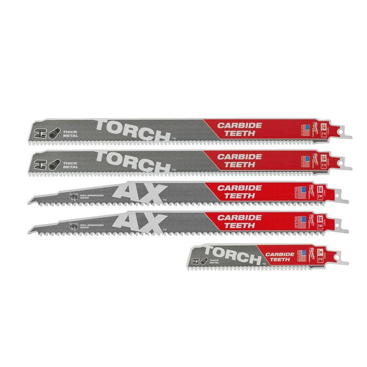 Milwaukee Zubehör Sawzall Hartmetall 5-teiliges Abbruchset – 49222206